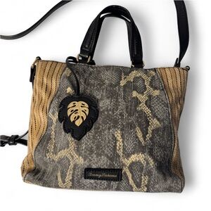 Tommy Bahama top handle Purse Snakeskin Print Crossbody